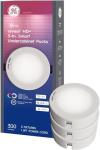 GE Cync Reveal HD+ Smart Undercabinet Puck Light Fixtures, Color Changing Undercab Puck Lights, Smart Wi-Fi Kitchen Lights, Works with Alexa and Google Home, 3-in (3 Pack)