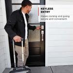 Kwikset Powerbolt 250 10-Button Keypad Satin Nickel Transitional Electronic Deadbolt Door Lock, Featuring Convenient Keyless Entry, Customizable User Codes, and Auto-Locking