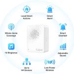 Tapo Smart Hub with Built-in Chime, REQUIRES 2.4GHz Wi-Fi, Reliable Long-Range Connections with Tapo Sensors, Sub-1G Low-Power Wireless protocol, Connect up to 64 smart devices (H100)