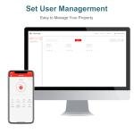 Smart Keyless Entry Door Lock - SMONET Fingerprint Electronic Deadbolt Touchscreen Keypad Biometric Digital Bluetooth Door Lock Smart Deadbolt Compatible with Alexa for Homes and Hotel Silver