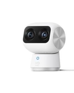 eufy Security Indoor Cam S350, Dual Cameras, 4K UHD Security Camera with 8× Zoom, 360° Camera, Baby Monitor, Pet Camera, Human/Pet Detection, AI Tracking, 2.4G/5G Wi-Fi, Plug in