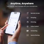 Feit Electric BR30 Smart Flood Light Bulb,2.4GHz WiFi Color Changing and Dimmable, No Hub, Works with Alexa or Google Assistant, BR30/RGBW/CA/AG, 65W, Multi-Color (RGBW), 1 Count (Pack of 1)