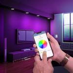 Feit Electric 6" Smart LED Canless Recessed Downlight, 65W EQ, Dimmable, WiFi Enabled, Compatible with Alexa and Google Home Asst, Color Changing, 90 CRI, 850 Lumens, 4 Pack, LEDR6XT/RGBW/CA/AG/4