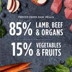 Instinct Freeze Dried Raw Meals, Natural Dry Dog Food, Grain Free - Grass Fed Lamb, 24 oz. Bag