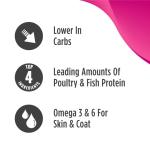 Nulo Freestyle High Protein Cat & Kitten Food, Chicken & Cod Recipe - Natural Grain-Free Dry Cat Food with Omega Fatty Acids & Probiotics, 4 lb Bag