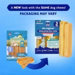 Himalayan Dog Chew Original Yak Cheese Chew, 3 Small Sticks, 1.1 oz, Gluten Free, Healthy Treats, Grain & Lactose Free 100% Natural, Long Lasting for Dogs Under 15 lbs