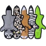 SHARLOVY No Stuffing Dog Toys Crinkle Squeaky, Long Lasting Chews for Aggressive, Durable Plush Dog Puppy Chew Toys for Teething, with 6 Tough Layers for Small Medium Large Breed