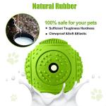 LUKITO Dog Chew Toys 3 Pack for Aggressive Chewers, Multifunctional Teeth Cleaning and Gum Massage, Tough Toys with Natural Rubber for Large and Medium Dog