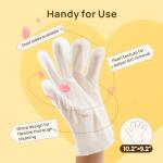 HICC PET Cleaning Deodorizing Glove Wipes for Dogs & Cats, Vet Recommended Hypoallergenic Hydrating & Nourish Fur Pet Grooming Glove Wipes, Pet Bathing Wipes for Horse Coat Care,6pcs Coconut Scent