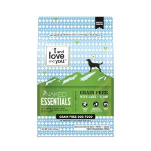 I and love and you Naked Essentials Dry Dog Food - Lamb + Bison - High Protein, Real Meat, No Fillers, Prebiotics + Probiotics, 11lb Bag