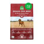 Open Farm, Ancient Grains Dry Dog Food, Protein-Rich & Nutrient Dense, 90% Animal Protein Mixed with Non-GMO Fruits, Veggies and Superfoods, Grass-Fed Beef Recipe, 4lb Bag