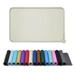 Reopet Waterproof Pet Feeding Mat with High Raised Edges, Heavier and Thicker Placemats for Cat Dog Water Bowl with BPA Free, Dogs Cats Food Mats for Messy Drinkers to Prevent Spill and Protect Floors