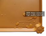 Hoki Found Silicone Pet Food Mats Tray - High-Lips Pet Dog Cat Bowl Mats - Dog Pet Cat Feeding Mat - Waterproof Dog Cat Food Mats -Pet Water Mats for Floors - Butterscotch