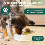 Wagorific Dog Enrichment Toys Interactive Dog Treat Puzzle, Squeaky Dog Toys, Machine Washable Puzzle Hide Treats for Slow Feeder, Made of Recycled Materials, All Breed Sizes