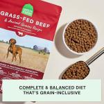 Open Farm, Ancient Grains Dry Dog Food, Protein-Rich & Nutrient Dense, 90% Animal Protein Mixed with Non-GMO Fruits, Veggies and Superfoods, Grass-Fed Beef Recipe, 4lb Bag