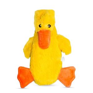 FGA MARKETPLACE Duck Flat NO Stuffing NO Squeak Plush Dog Toy, Funny Style Will Entertain Your Pet for Hours, Recommended for Small and Medium Dog 21 INCH Long