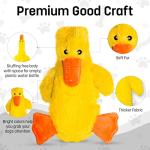 FGA MARKETPLACE Duck Flat NO Stuffing NO Squeak Plush Dog Toy, Funny Style Will Entertain Your Pet for Hours, Recommended for Small and Medium Dog 21 INCH Long
