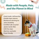 P.L.A.Y. Cute Plush Dog Toys - Brunch Food Themed Durable Squeaker Chew Toy, Great for Puppies & Small, Medium, Large Dogs - Machine Washable, Recycled Materials (Avo-Doggo Avocado Toast, Medium)