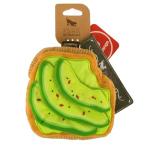 P.L.A.Y. Cute Plush Dog Toys - Brunch Food Themed Durable Squeaker Chew Toy, Great for Puppies & Small, Medium, Large Dogs - Machine Washable, Recycled Materials (Avo-Doggo Avocado Toast, Medium)