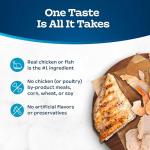 Blue Buffalo Tastefuls Flaked Wet Cat Food Variety Pack, Made with Natural Ingredients, Tuna, Chicken, Fish & Shrimp, 3-oz Cans (12 Count, 4 of Each)