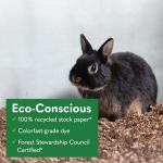 ECO BEDDING 99% Dust-Free Paper Bedding for Small Pets and Birds, Eco Natural, 1.5 lb - Safe, Clean, Ideal Nesting & Burrowing Material for Comfort