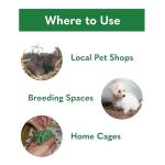 ECO BEDDING 99% Dust-Free Paper Bedding for Small Pets and Birds, Eco Natural, 1.5 lb - Safe, Clean, Ideal Nesting & Burrowing Material for Comfort