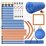 60-Piece Dog Agility Training Obstacle Course Set