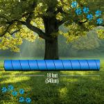 Houseables Agility Dog Tunnel - 18 Feet, Blue