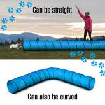 Houseables Agility Dog Tunnel - 18 Feet, Blue