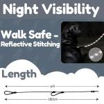 6 Ft Heavy Duty Dog Leash with Padded Handles