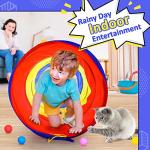 Pop Up Play Tunnel Tent for Dogs & Kids