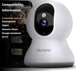 2K Smart Dog Camera with Motion Tracking & Audio