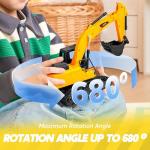 Remote Control Excavator Toy for Kids