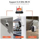 Wireless Outdoor Security Camera with Night Vision