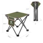 Portable Folding Camping Stool with Carry Bag