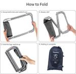 LFSEMINI Lightweight Folding Camping Stool with Carry Bag