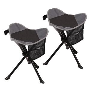 REDCAMP 2 Pack Lightweight Folding Tripod Stools