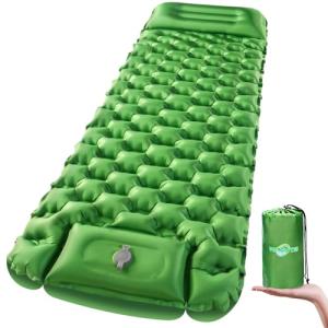 Ultralight Inflatable Sleeping Pad with Built-in Pump