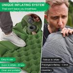 Ultralight Inflatable Sleeping Pad with Built-in Pump