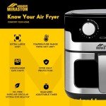 MIRASTON 8.5QT Air Fryer with Unique Knob
