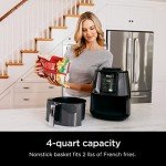 4 qt. Black Air Fryer - Crisps, Roasts, Dehydrates