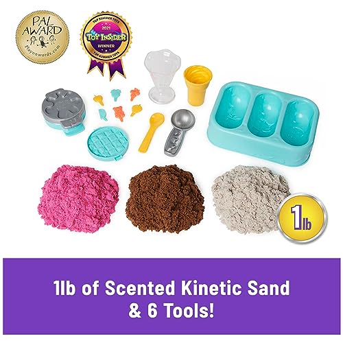 Scented Kinetic Sand Ice Cream Playset for Kids