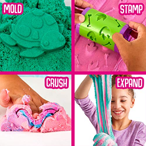 SlimySand Twist - Blue Green/Pink Fun Dough