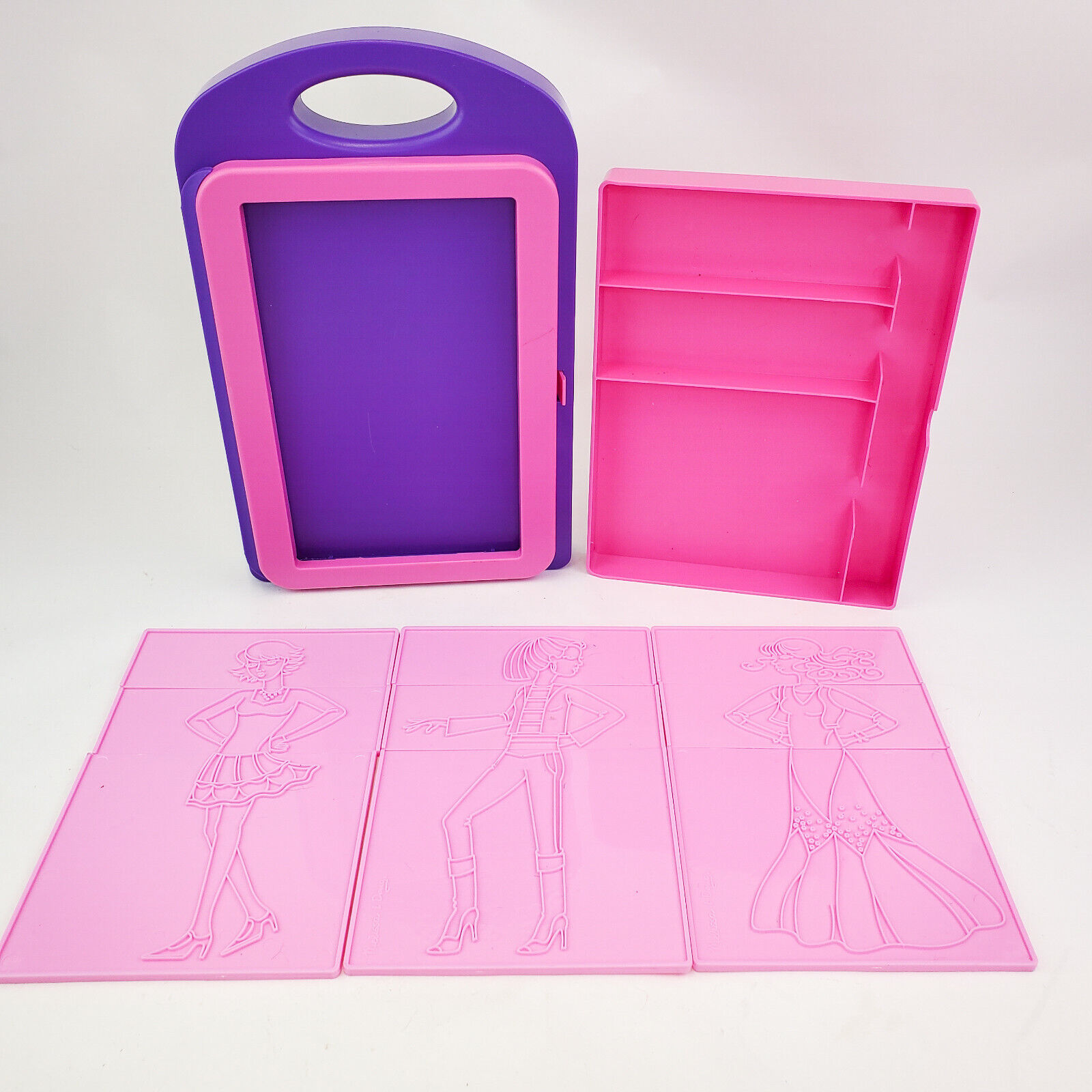 Melissa & Doug Fashion Design Kit - Rubbing Plates, Fashion Plates, Travel-Friendly