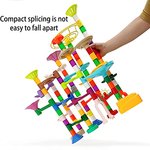 DSHMIXIA 150pcs Marble Run Building Toy - Ages 4-12