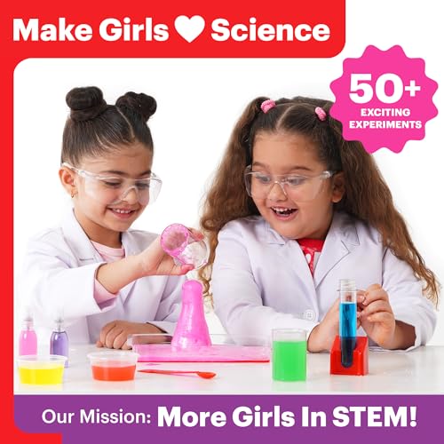 Science Experiment Kit for 4-8 Year Old Girls