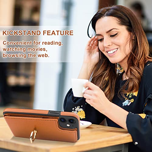 Folosu Wallet Case for iPhone 11 with Ring Stand