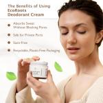 ECO ROOTS Organic Vegan Natural Deodorant Cream