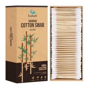 Eco-Friendly Bamboo Cotton Swabs - 500 Count