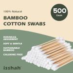 Eco-Friendly Bamboo Cotton Swabs - 500 Count